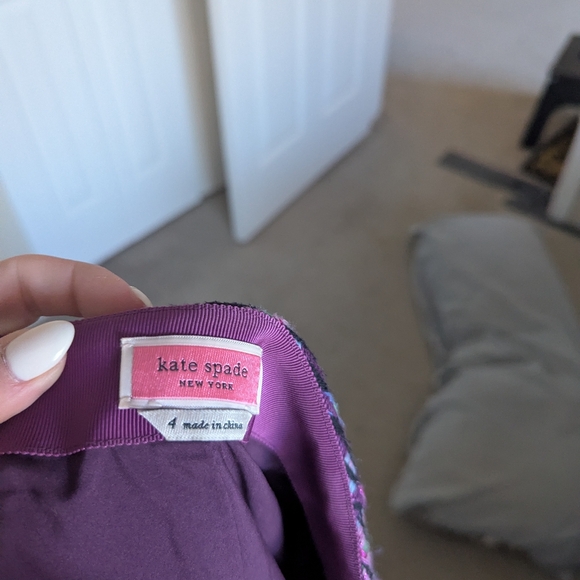 Kate Spade Plaid Tweed Skirt - Picture 5 of 5